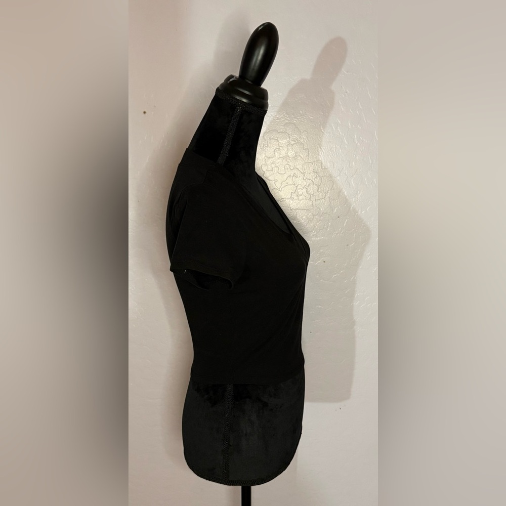 Fashion Nova White, Black, and Olive Green Top - Picture 8 of 10